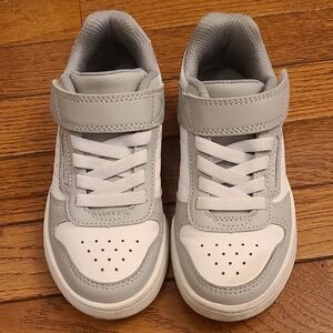 Skechers Kids Gray and White Sneakers